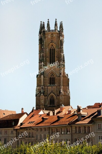 Cathedral Freiburg Fribourg Summer City