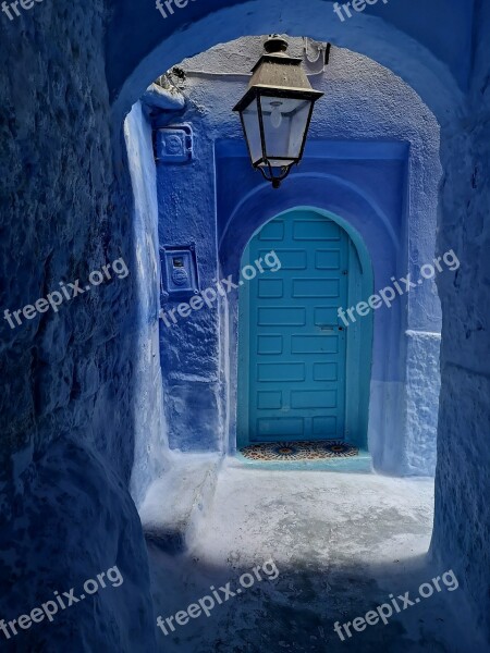 Blue City Morocco Chefchaouen Architecture