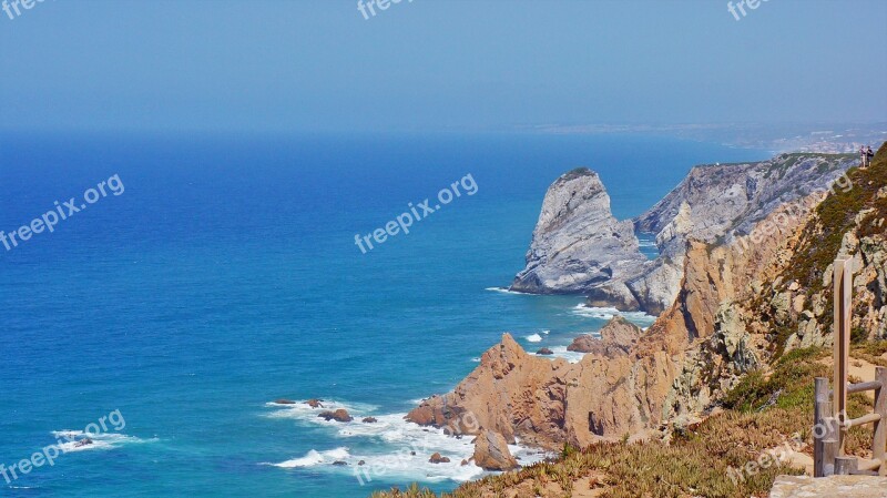 Cape Cabo Da Roca The End Of Europe Sea The Coast