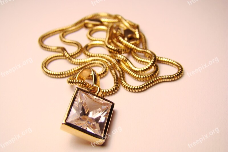 Necklace Gold Beauty Free Photos