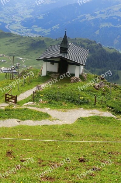 Horn-gipfelbahn Kitzbühel Alps Kirchberg Austria Chapel