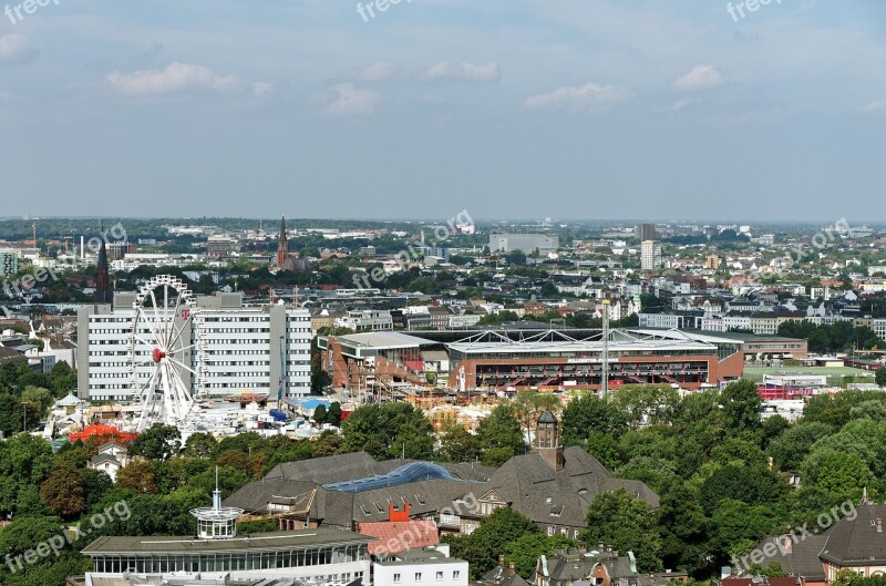 Hamburg Altona Dom City View Outlook