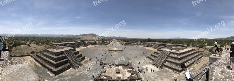 Teotihuacan Mexico City Pyramid Mexico Esplanade