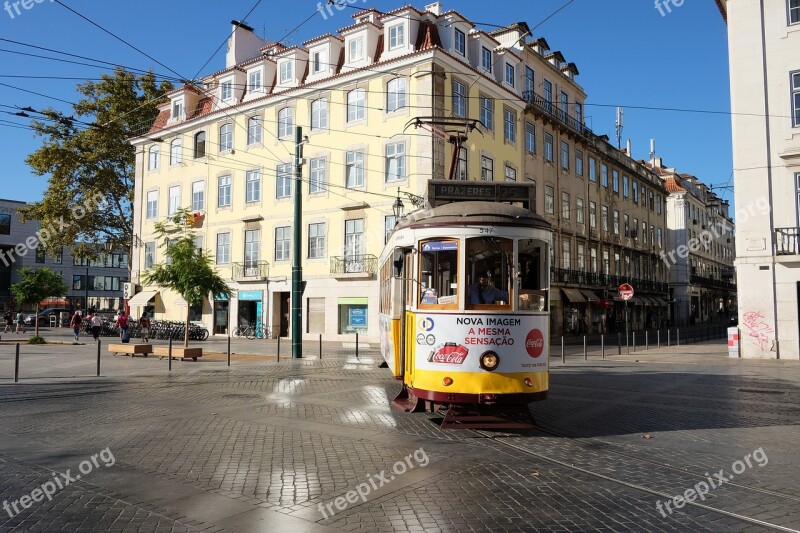 Lisbon Lisboa Tram Free Photos