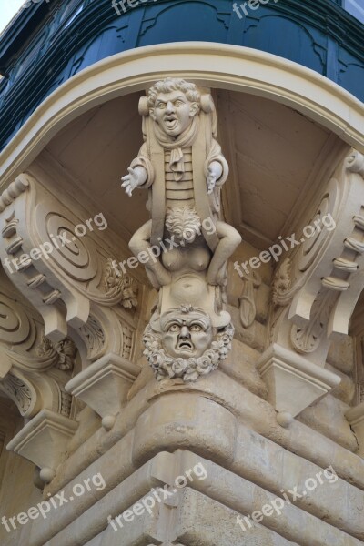 Malta Building Architecture Facade Mediterranean