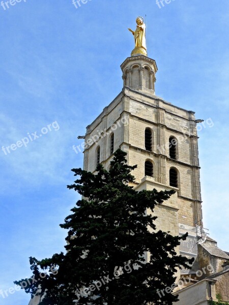 Tower Church Spire Stone Statue