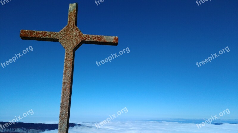 Cross Granier Chartreuse Mountain France Hiking