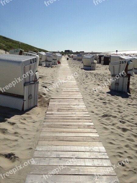 Beach Web Sea Beach Chair Boardwalk