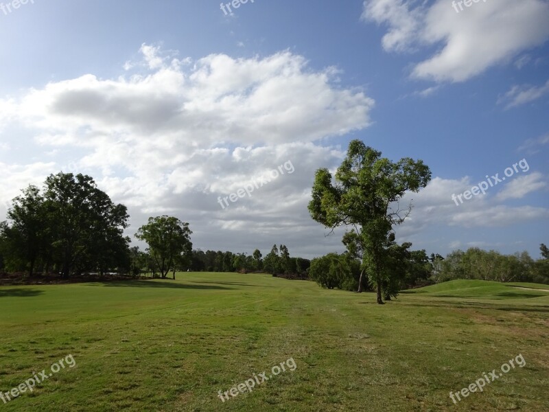 Golf Fairway Course Golfing Grass