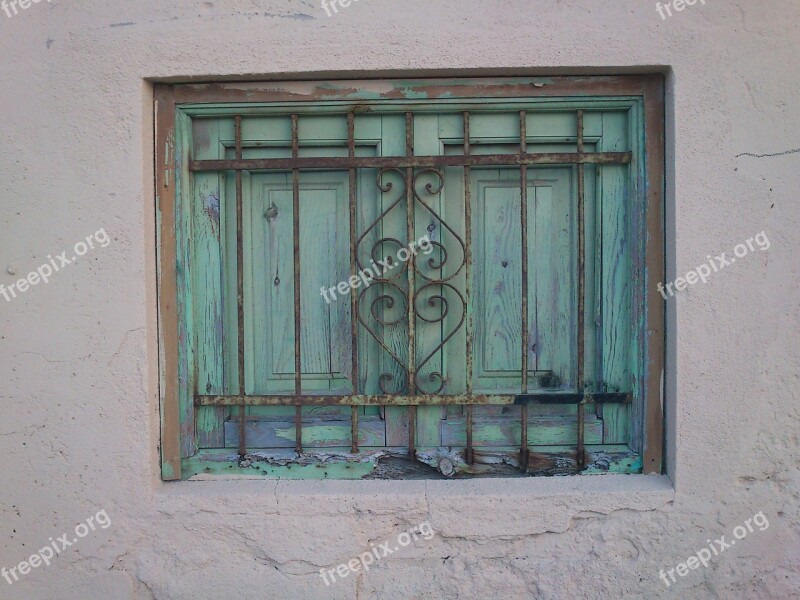 Window Old Colors Vintage Grating