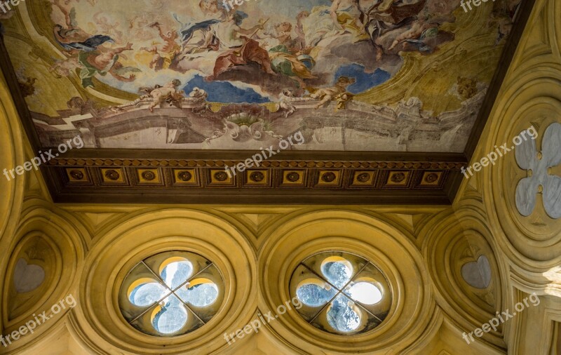 Isola Del Garda Italy Ceiling Art Painted