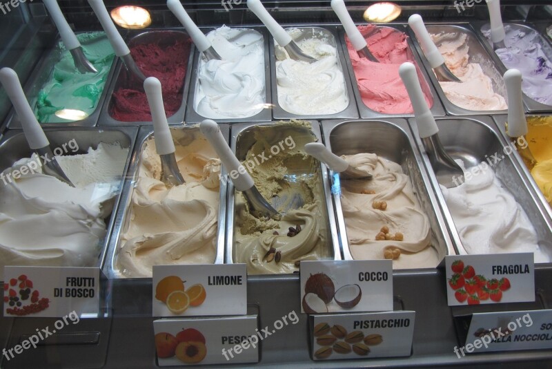 Italy Ice Cream Ice Cream Parlour Free Photos