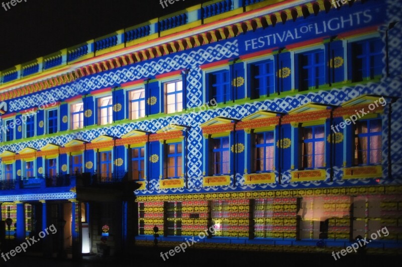 Berlin Art Light Facade Festival Of Lights