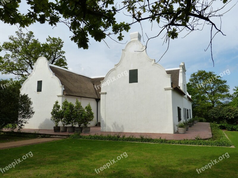 South Africa Cape Town Mountains Landscape Winery