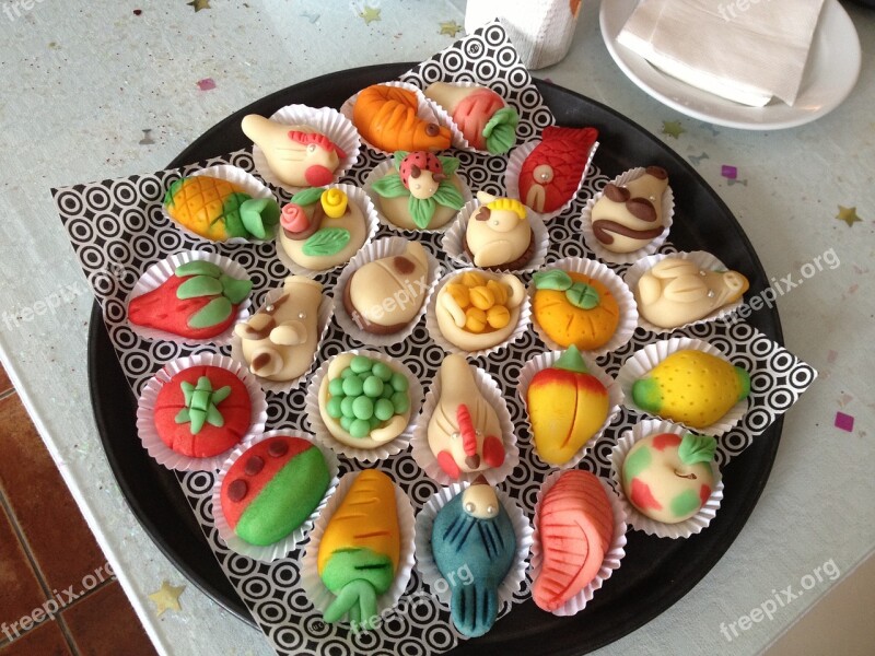 Cookies Colorful Food Dessert Assortment