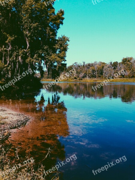 River Florida Water Usa View