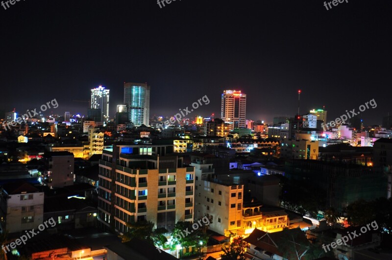 Cambodia City Asia Penh Phnom