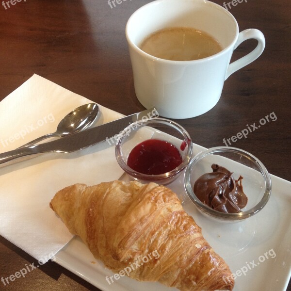 Paris Breakfast Croissant Morning French