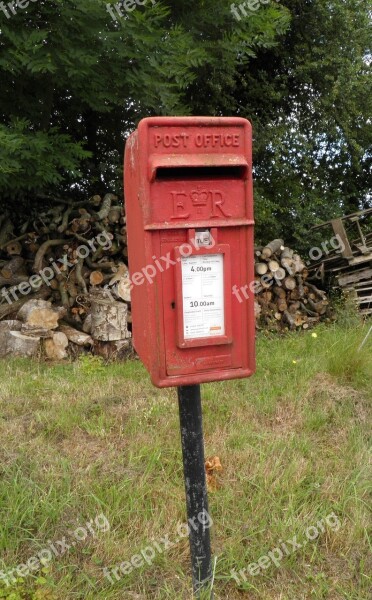 Post Box Vintage Rural Old Mail