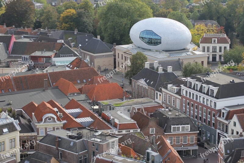 Museum Zwolle Architecture Oval Building Foundation