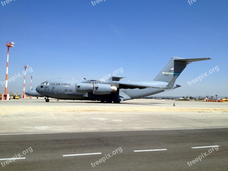 Us Air Force Plane Airplane Airport