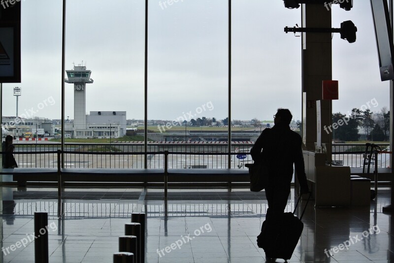 Airport Traveling Boarding Airport Lounge Travelers