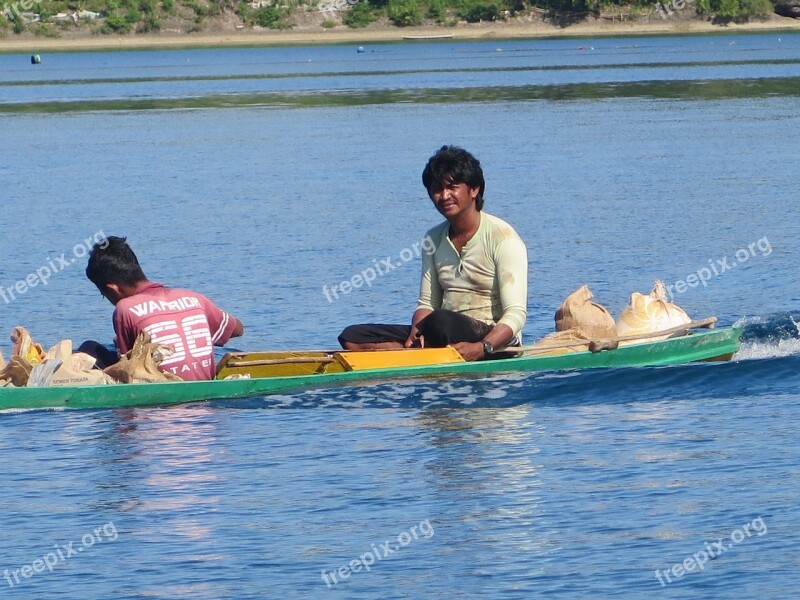 Boat Strait Fishing Fishermen Lake