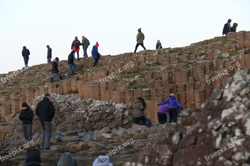 Stone Tourism People Single Stones