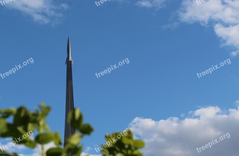 Rocket Monument Launch Flight The Bushes