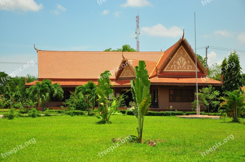 Cambodia Traditional House Culture Asia House