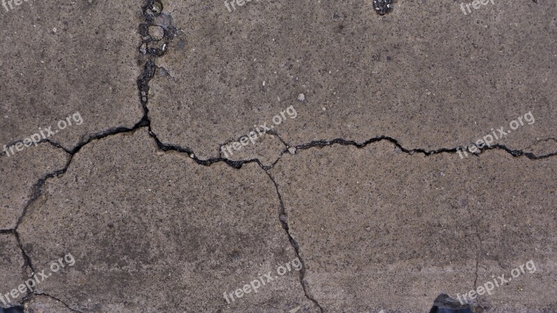 Texture Background Crack Pavement Sidewalk