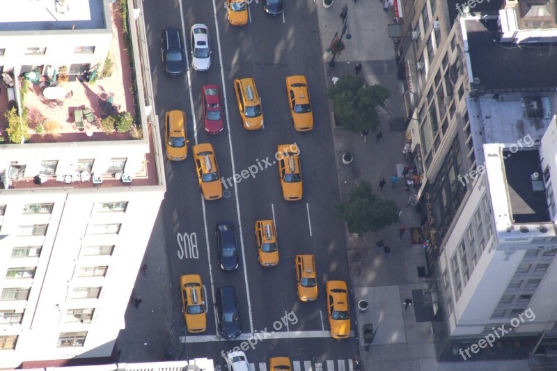 Newyork City Architecture Street Sky