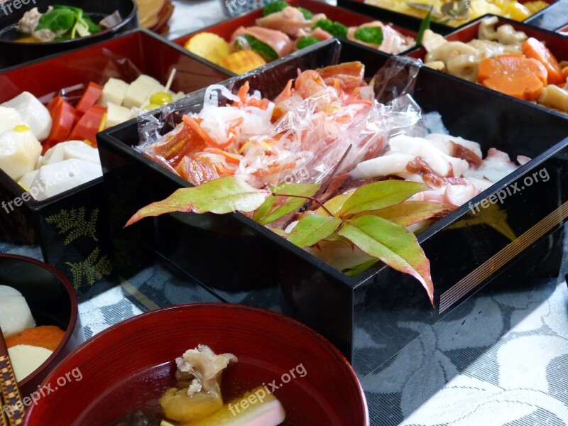 Japanese Food New Year Cuisine New Year Dishes Starter Nibble