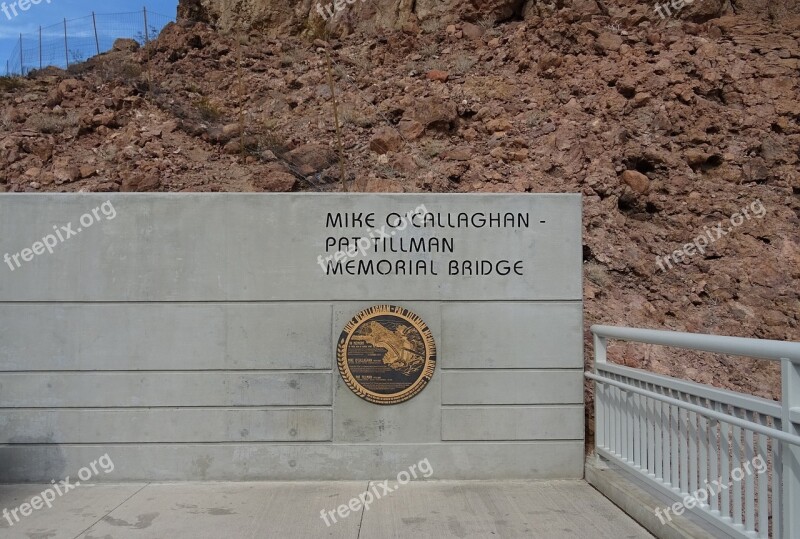 Dam Site Hoover Dam Bridge Dam Colorado