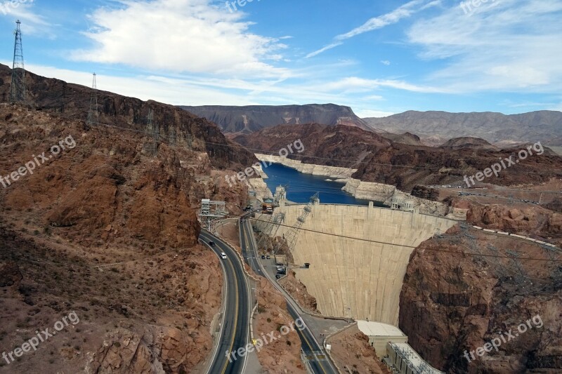 Hoover Dam Dam Colorado River Nevada