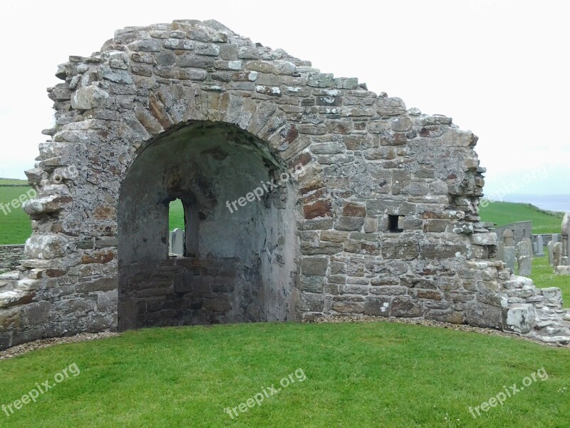 Viking Church Orphir Orkney Islands Scotland Free Photos