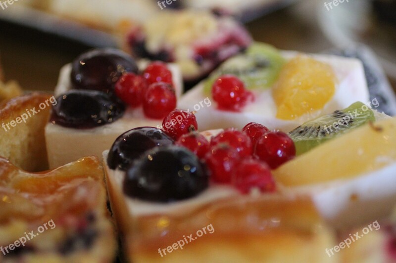 Cake Fruit Jelly Pastry Sweets