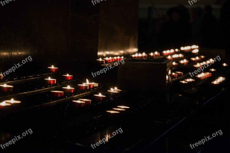 Candles Mourning Candlelight Memory Commemorate