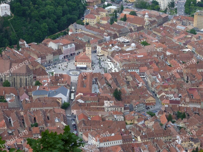 Brasov City Transylvania Romania Old