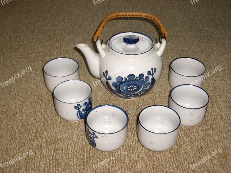 Tableware Coffee Porcelain Blue T