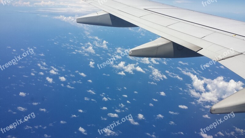 Airplane Sky Picture Sky Picture From The Plane Clouds Plane