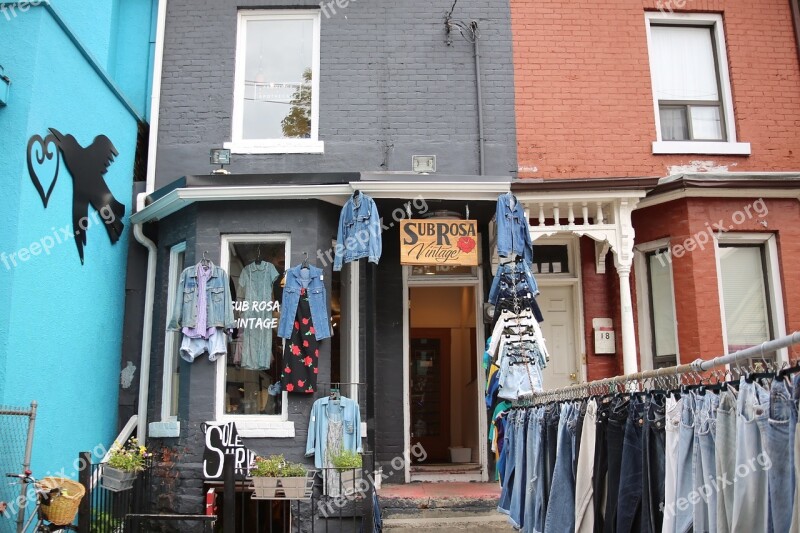 Clothing Boutique Kensington Market Storefront Free Photos