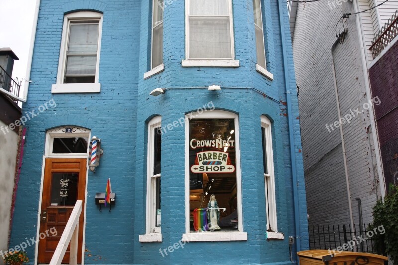 Boutique Facade Kensington Barber Shop Gay