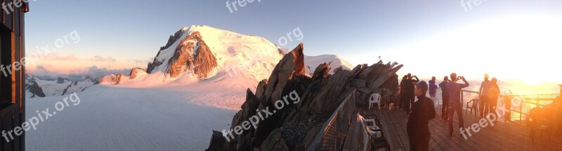 Mont Blanc Cosmic Cottage Mountaineering Mountains Hiking