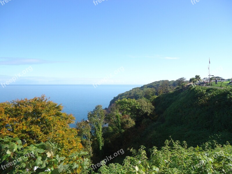 Babbacombe Devon Seaside Landscape Scenery