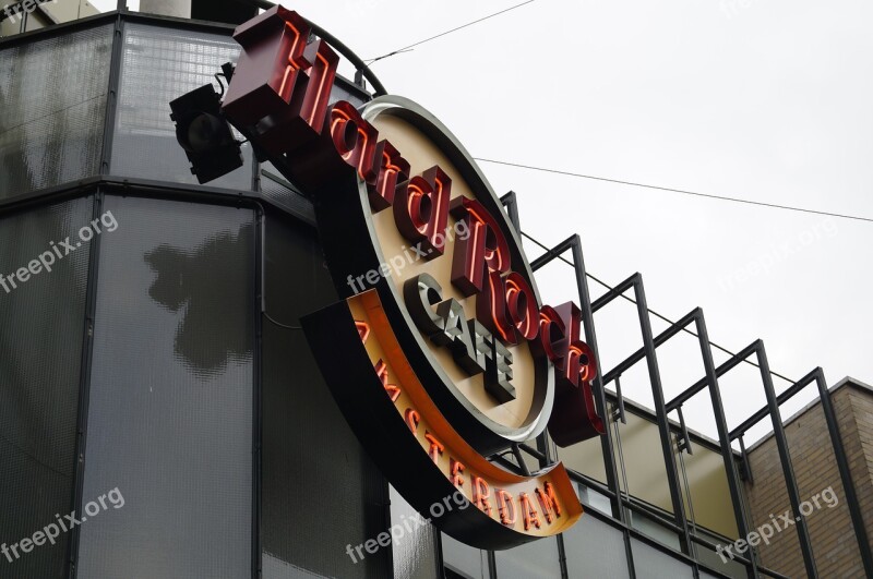 Hard Rock Cafe Amsterdam Logo Free Photos