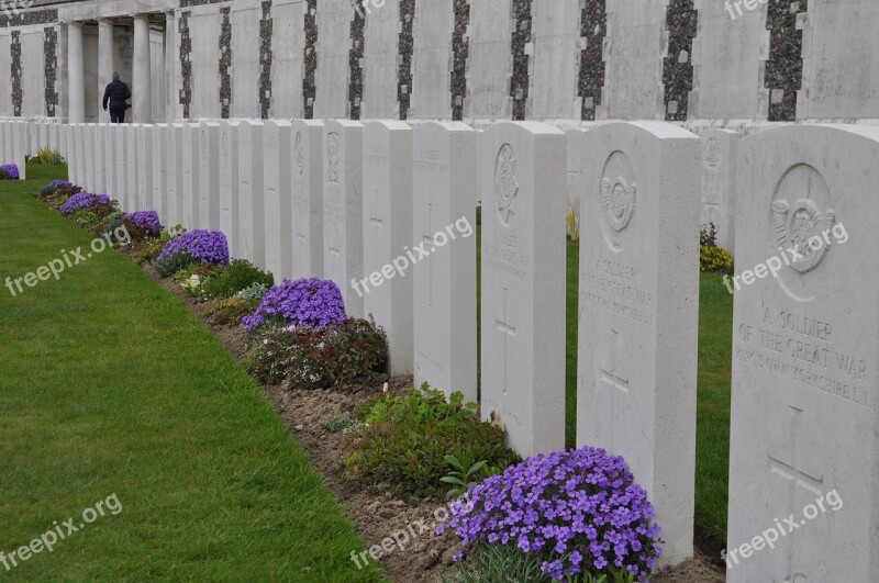 Cemetery First World War Tombstones War Free Photos