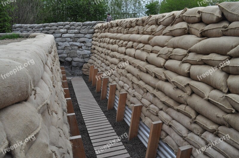 Walking Grave First World War Replica Ieper Free Photos