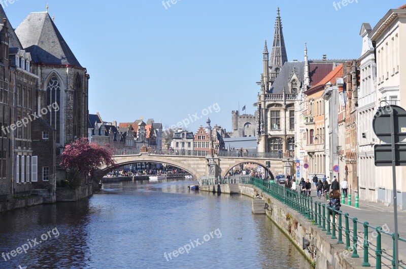 Ghent Canal City Free Photos