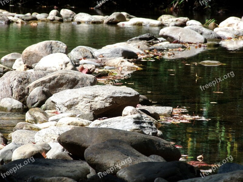 Hike River Hiking Nature Water